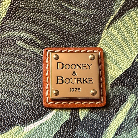 Dooney & Bourke Tropical Leaf Satchel - Picture 2 of 16